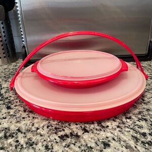 Red Food Storage Container Set